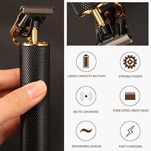 SOONHUA Mens Beard Hair Trimmer Electric Hair Clippers Rechargeable Close Cutting Trimmer Kit Men Hair Detail Shaver