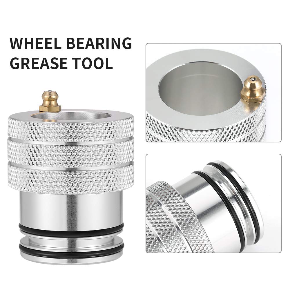 KEMIMOTO X3 Wheel Bearing Grease Tool 39mm X3 Wheel Bearing Greaser Tool Compatible with Can-Am Maverick X3 & MAX Turbo RR 2023 2022 2021 2020 2019 2018 2017 OE Replace #293350109