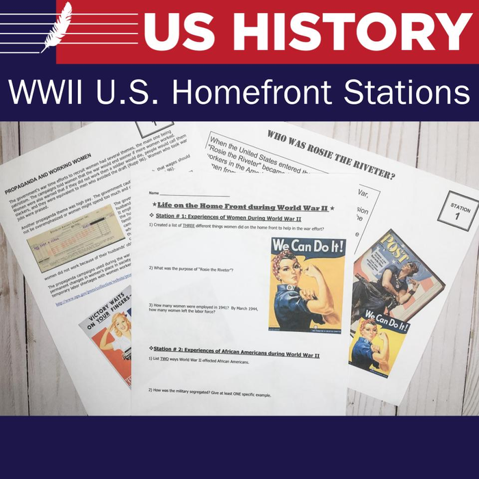 US Home Front During World War II Stations
