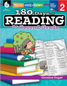 workbook: 180 days of reading for second grade