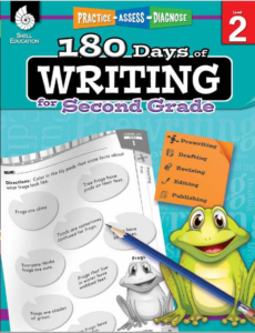 workbook: 180 days of writing for second grade
