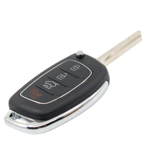 Keyless2Go Replacement for Keyless Entry Remote Head Flip Car Key Fob for Hyundai Santa Fe TQ8-RKE-4F31 95430-2W110