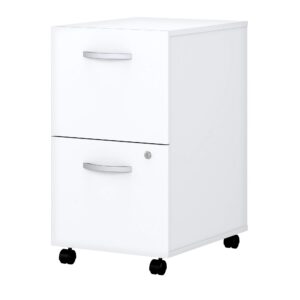 bush eo108whsu 2-drawer vertical file cabinet locking ltr/lgl pure white 20.16-inch