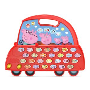 vtech peppa pig learn and go alphabet car, red