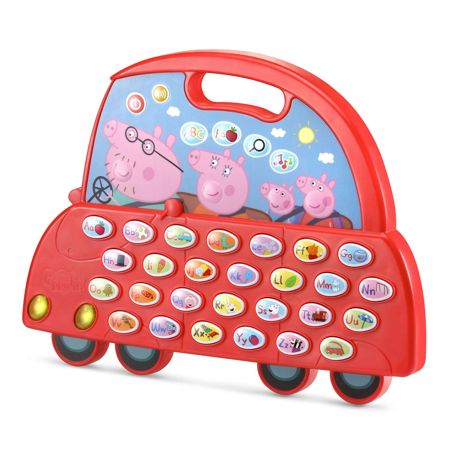 VTech Peppa Pig Learn and Go Alphabet Car, Red