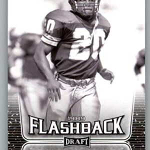 2020 Leaf Draft #96 Barry Sanders - Oklahoma State Cowboys (Flashback)(Detriot Lions) NM-MT NFL Football Card