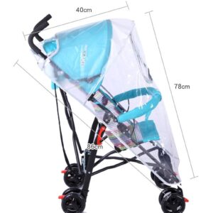 Universal Waterproof Baby Pushchair Rain Cover for Stroller Waterproof Windproof Dust Snow Weather Transparent Baby Carriage Cover