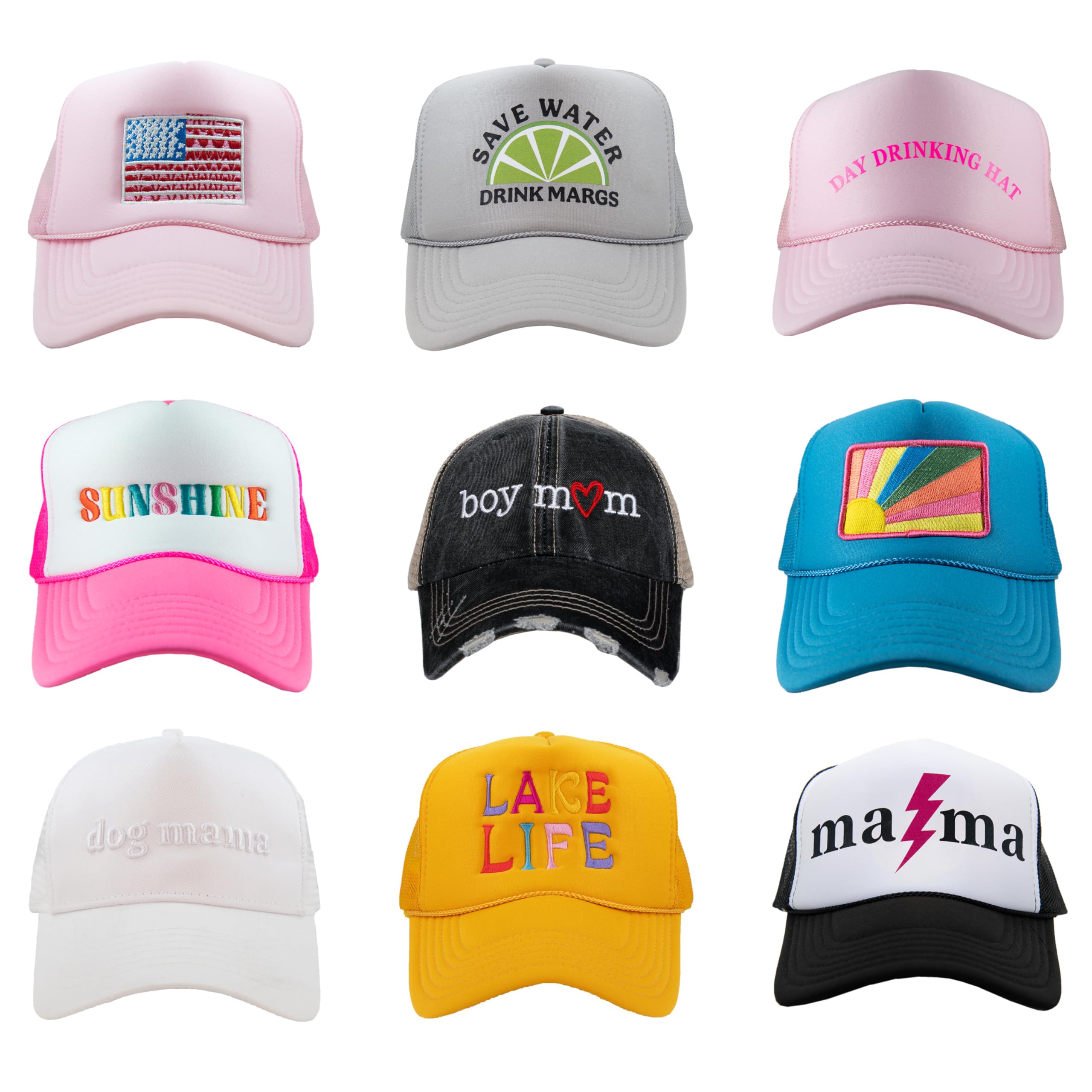 KATYDID Cruise Hair Don’t Care Baseball Hat - Trucker Hat for Women - Stylish Cute Ball Cap (Mauve)