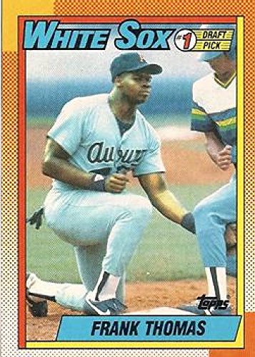 1990 Topps Baseball #414b Frank Thomas RC Rookie Card Chicago White Sox COR FDP Official MLB Trading Card From The Topps Company