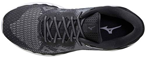 Mizuno Men's Wave Horizon 5 Running Shoe, Black/Lunar, 10