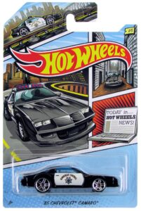 hot wheels 1985 chevrolet camaro vehicle 1:64 scale car, gift for collectors & kids ages 3 years old & up