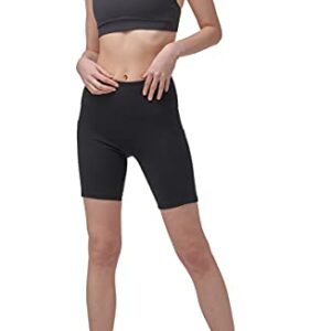 Andrew Marc Women's Bike Short, Regular and Plus Size, Black with Pockets, X-Large