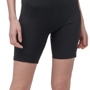 Andrew Marc Women's Bike Short, Regular and Plus Size, Black with Pockets, X-Large