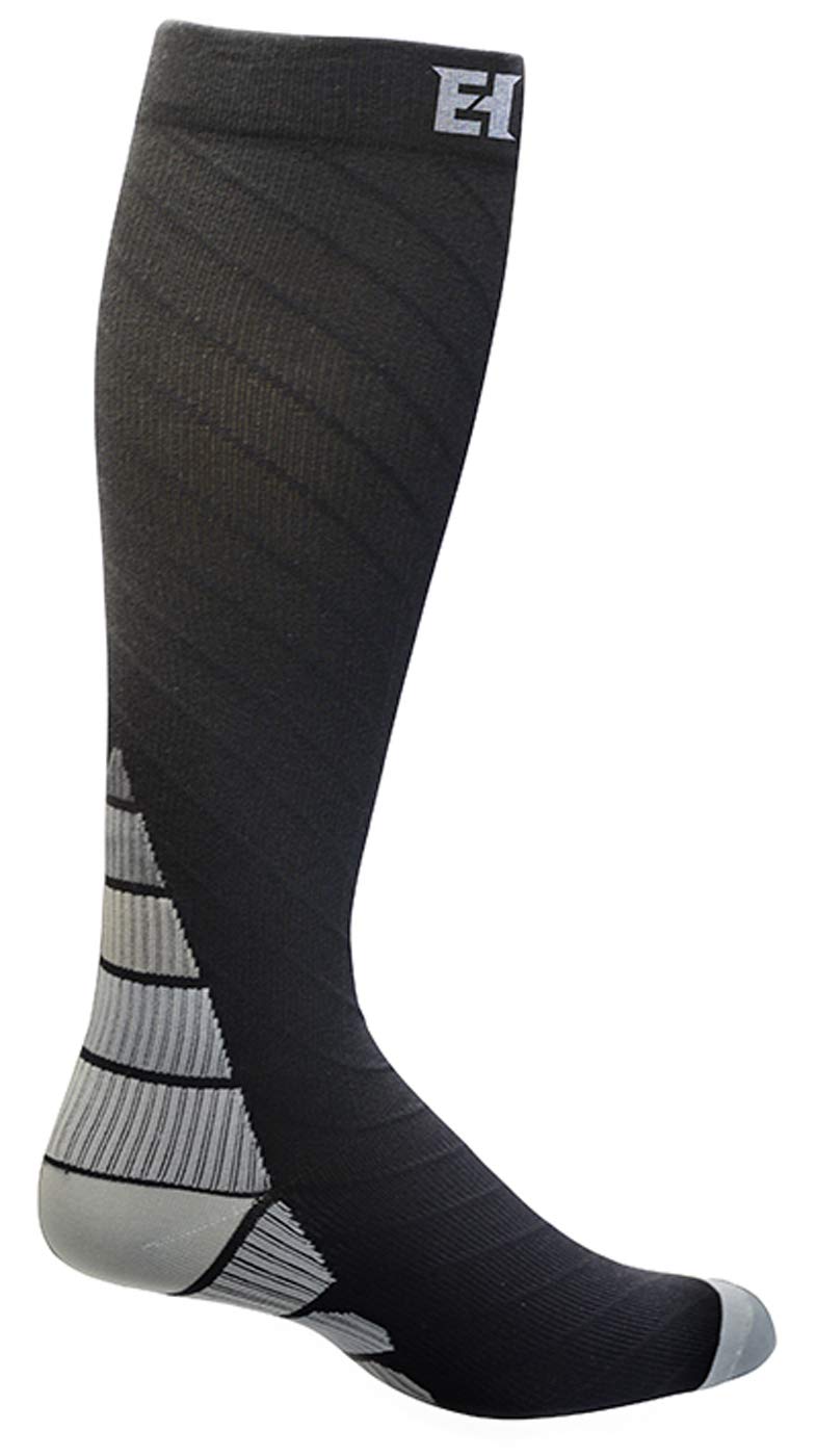 Elite Notorious Pro Series Compression Knee Socks, Black - Medium