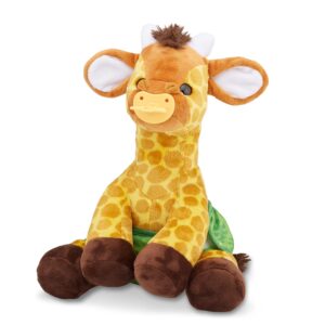 Melissa & Doug 11-Inch Baby Giraffe Plush Stuffed Animal with Pacifier, Diaper, Baby Bottle