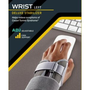 FUTURO Deluxe Wrist Stabilizer Left Hand, Adjustable