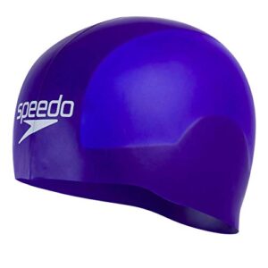 speedo unisex's aqua v racing cap swimming, violet, one size