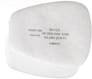 5n11 particulate filter compatible with 5p71, installed on 501 filter retainer replacement for 6200 6001 6800 7000 (10pcs)
