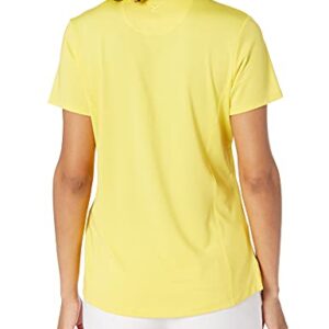 Callaway Short Sleeve Opti-dri Stretch Solid Polo, Lemon Zest, X Large