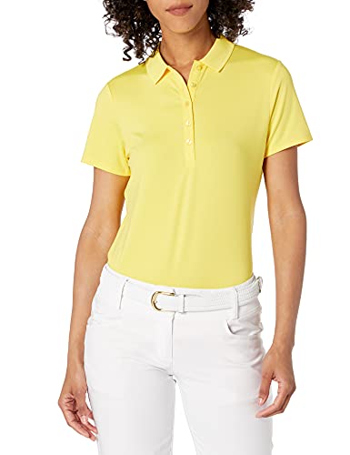 Callaway Short Sleeve Opti-dri Stretch Solid Polo, Lemon Zest, X Large