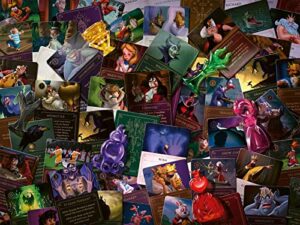 ravensburger disney villainous: all villains 2000 piece jigsaw puzzle for adults - every piece is unique, softclick technology means pieces fit together perfectly