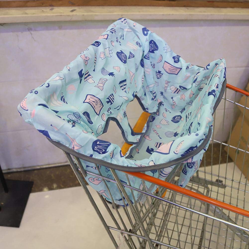 Maxmartt Shopping Cart Baby Covers,Infant Dining Chair Seat Cushion Portable Shopping Cart Chair Package Cover Trolley Soft Pad Baby Seat Cover