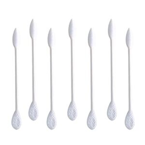 375pcs precision cotton swabs, double-ended cotton buds with pointed and flat tips, excellent beauty tools for effective makeup and personal care