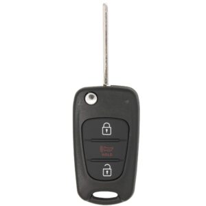 Keyless2Go Replacement for Keyless Entry Remote Head Flip Car Key Fob for Kia Soul Vehicles NYOSEKSAM11ATX (AM F L) 95430-2K340