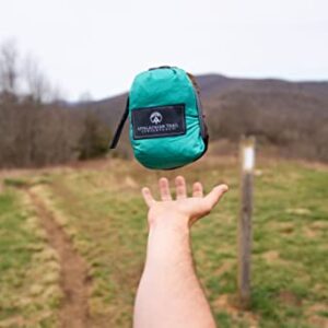 ENO DoubleNest Hammock Prints - Fade Teal/Chartreuse