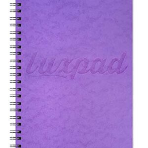 Luxpad 120 Page A5 FSC Wirebound Notebook with Durable Pressboard Covers [Assorted Pack of 10]