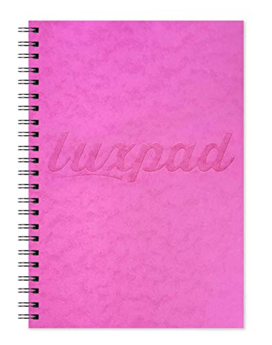 Luxpad 120 Page A5 FSC Wirebound Notebook with Durable Pressboard Covers [Assorted Pack of 10]