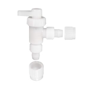 RecPro RV Plumbing Hardware | 06884 | 1/2" Compression Type 2-Way Elbow Stop Valve | 90-Degree Shutoff Fitting | Pex Pipe/Tubing Fittings (2 Fittings)