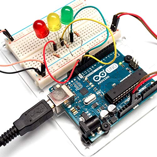 Deke Home 4 Solderless Breadboard Kit. 2x830- large +2x400-small. Arduino Bread board for Proto Shield electronic distribution circuit. Connecting mini blocks boards raspberry pi jumper wires circuits