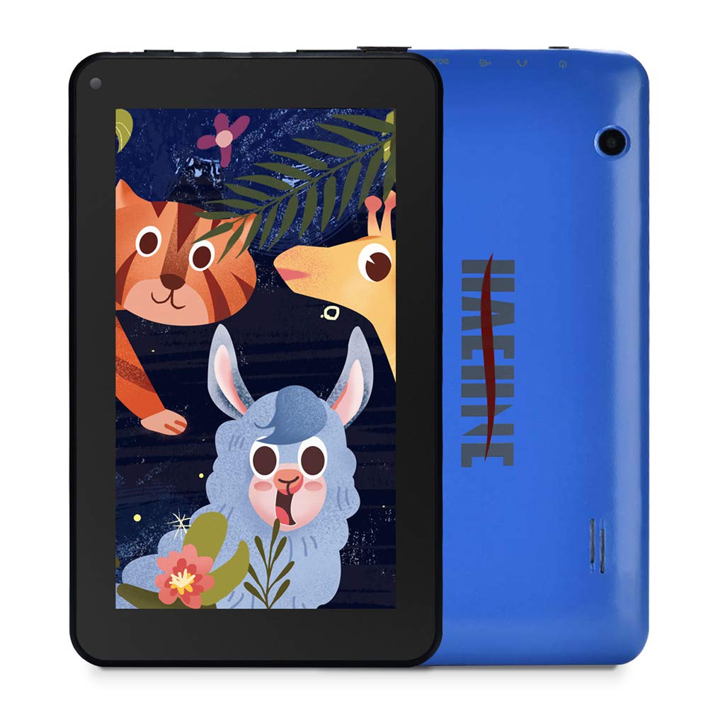 Haehne 7 inch Tablet, Android 9.0 Pie, 1G RAM 16GB Storage, Quad Core, IPS Display, Dual Camera, FM, WiFi Only, Bluetooth, Blue