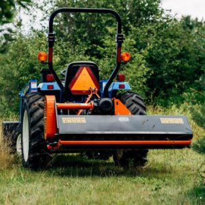 Titan Attachments 3 Point 68in Flail Mower, 40-60 HP Mowing Attachment for Category 1 Tractors and Loaders