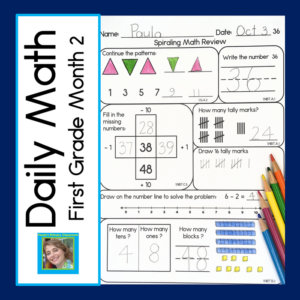 daily math first grade month 2