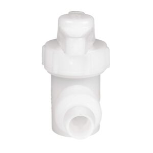 RecPro RV Plumbing Hardware | 06880 | 1/2" Compression Type 2-Way Stop Valve | Shutoff Fitting | Pex Pipe/Tubing Fittings (1 Fitting)