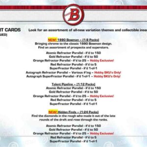 2020 Bowman MLB Baseball RETAIL box (24 pks/bx)