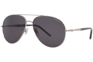 sunglasses montblanc mb 0068 s- 003 silver/grey