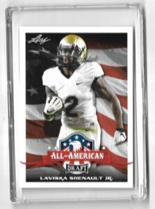 2020 leaf draft #67 laviska shenault jr. rc rookie football trading card