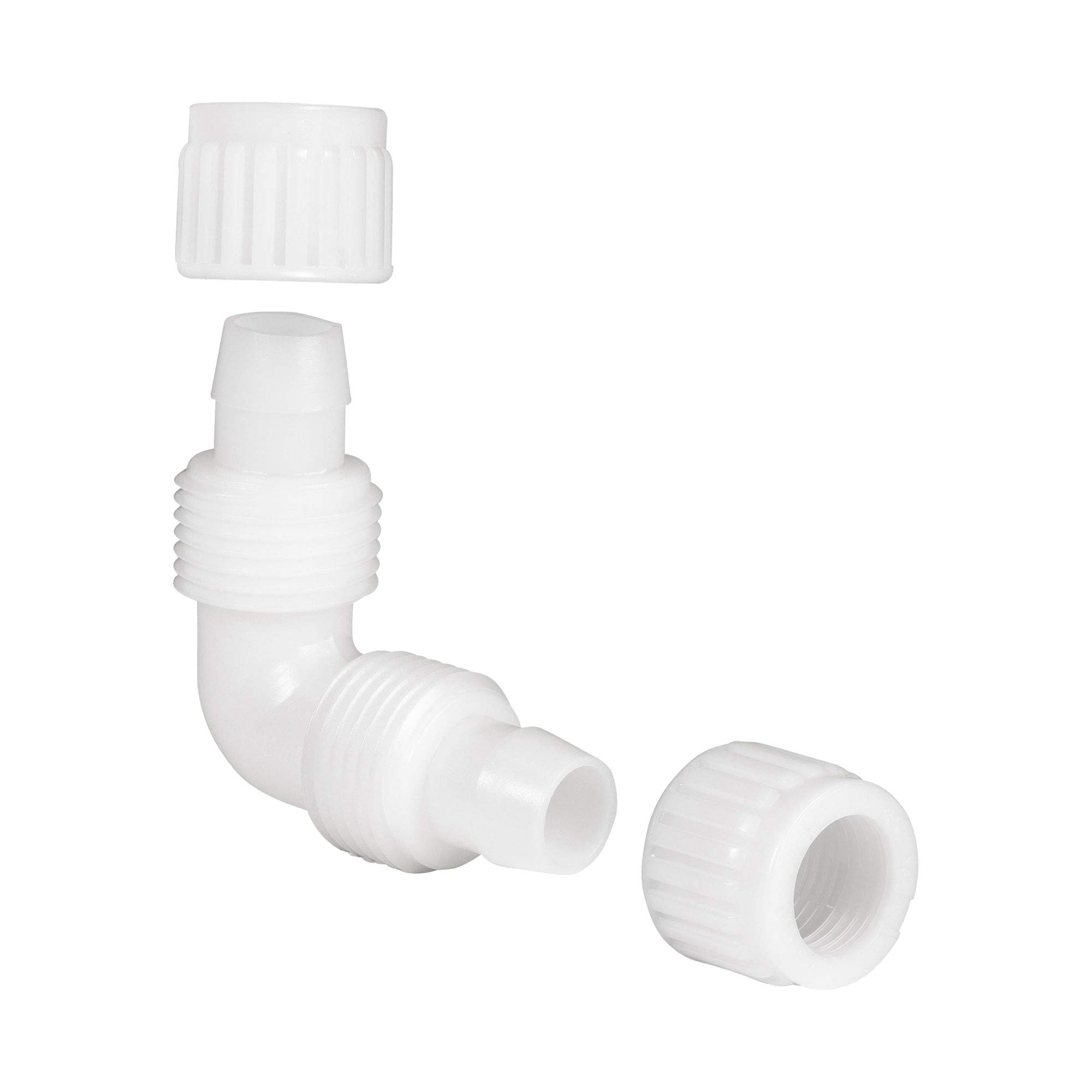 RecPro RV Plumbing Hardware | 06800 | 1/2" Compression Elbow | 90-Degree Fitting | Pex Pipe/Tubing Fittings (1 Fitting)