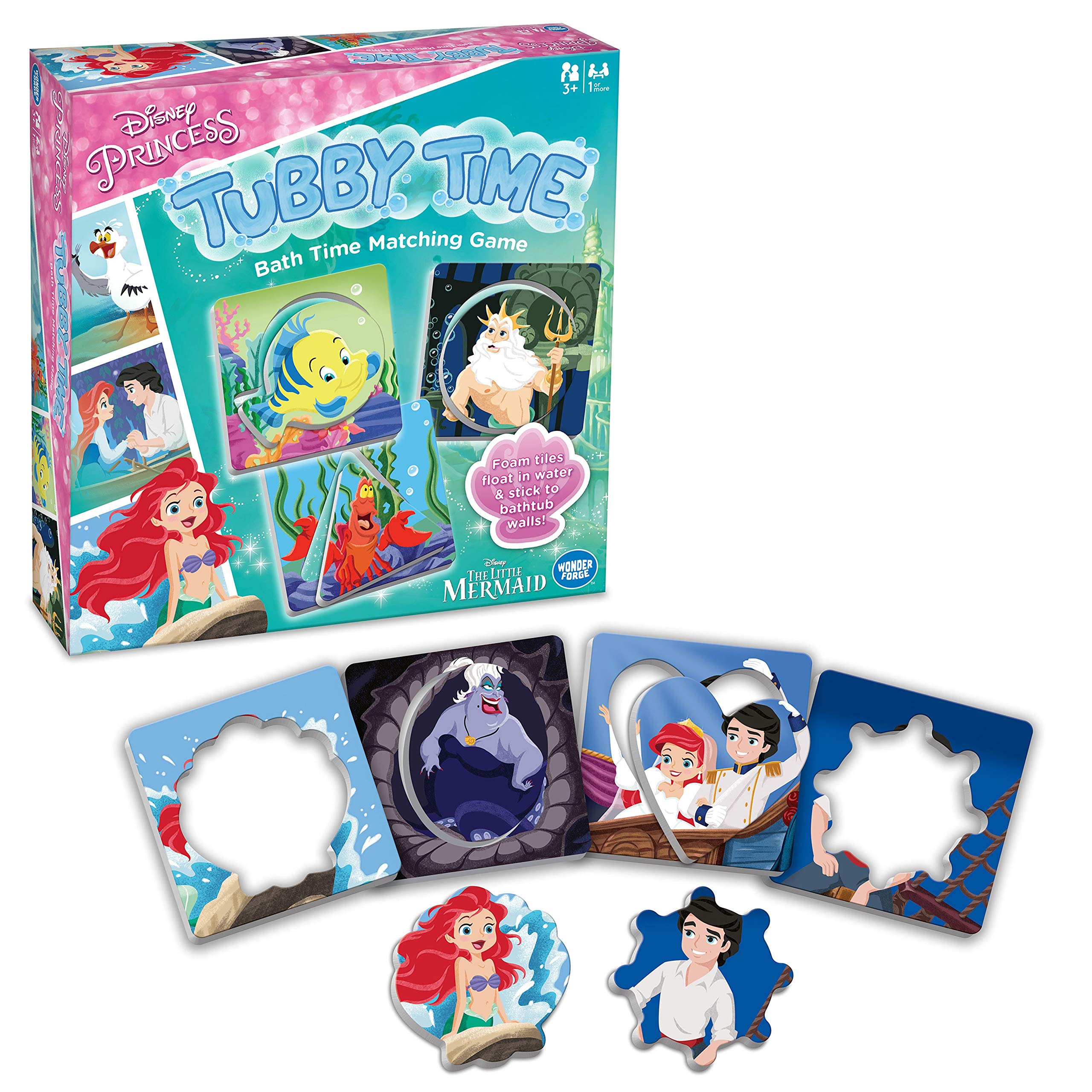 Disney Princess Tubby Time: Bath Time Matching Game - for Girls & Boys Age 3 to 5-2020 National Parenting Product Award and PAL Award Winner