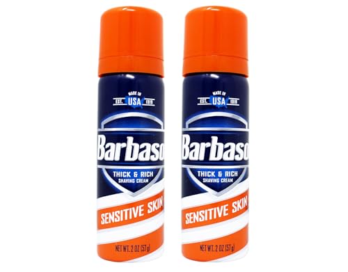 Barbasol Shaving Cream Sensitive Skin (Pack of 2)