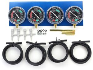 motorcycle carb carburettor synchronizer vacuum balancer gauge 2 / 4 cylinder sync gauges kit