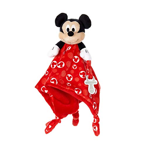 KIDS PREFERRED Disney Baby Mickey Mouse Plush Stuffed Animal Snuggler Lovey Security Blanket 13.18" x 13.18" x 3.5"