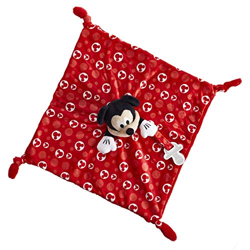 KIDS PREFERRED Disney Baby Mickey Mouse Plush Stuffed Animal Snuggler Lovey Security Blanket 13.18" x 13.18" x 3.5"