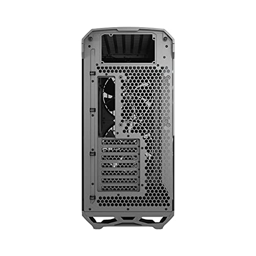 Fractal Design Torrent Gray - Ligth Tint Tempered Glass Side Panel - Open Grille for Maximum air Intake - Two 180mm PWM and Three 140mm Fans Included - Type C - ATX Airflow Mid Tower PC Gaming Case