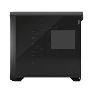 Fractal Design Torrent Black - Light Tint Tempered Glass Side Panel - Open Grille for Maximum air Intake - Two 180mm PWM and Three 140mm Fans Included - Type C - ATX Airflow Mid Tower PC Gaming Case