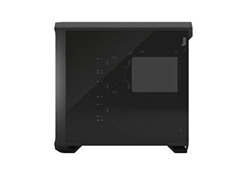 Fractal Design Torrent Black - Light Tint Tempered Glass Side Panel - Open Grille for Maximum air Intake - Two 180mm PWM and Three 140mm Fans Included - Type C - ATX Airflow Mid Tower PC Gaming Case
