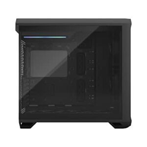 Fractal Design Torrent Black - Light Tint Tempered Glass Side Panel - Open Grille for Maximum air Intake - Two 180mm PWM and Three 140mm Fans Included - Type C - ATX Airflow Mid Tower PC Gaming Case